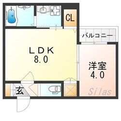 関目高殿駅 徒歩11分 1階の物件間取画像